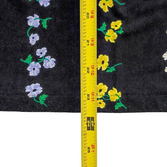 Ann Taylor Women’s M Multicolor Floral Ruched Short Sleeve Blouse Top - Picture 6 of 8